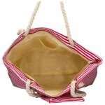 Módní plážová kabelka přes rameno Walura, růžová