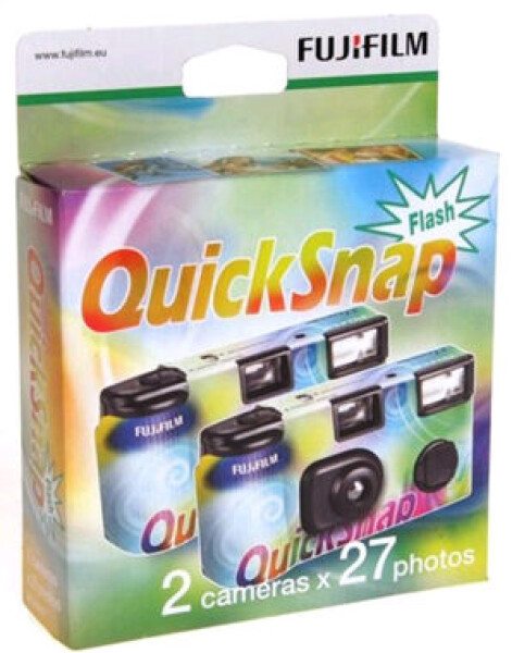 Fujifilm Quicksnap Flash 27 2ks / Jednorázový fotoaparát / blesk / 27 snímků / ISO 400 (7130786)