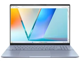 ASUS Vivobook S16 modrá / 16" WQXGA+ / Intel Core Ultra 7 255H 2.0GHz / 16GB / 1TB SSD / Intel Arc 140T / W11P (S5606CA-OLED060X)