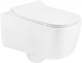 MEXEN/S - Stella Závěsná WC mísa včetně sedátka s slow-slim, duroplast, bílá 30680800