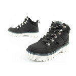 Boty O'neill zimní trappery dámské kotníkové boty zateplené módní černé bílé dámské 36