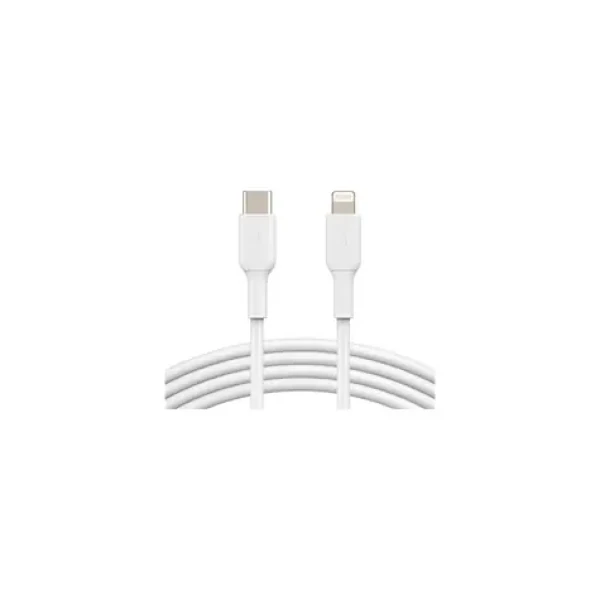 Belkin BOOST CHARGE kabel USB-C na Lightning bílá / 2m (CAA003bt2MWH)