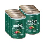 Louie konzerva Krůtí s brusinkami, pastinákem a prebiotiky 8x400g