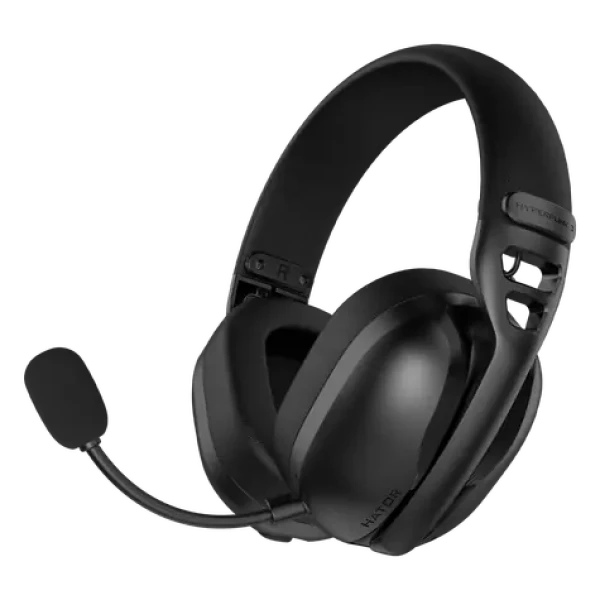 Hator ESH15 Hyperpunk 3 Wireless černá / herní bezdrátová sluchátka s mikrofonem / 10-44000Hz / 2.4GHz / BT / USB (ESH15)