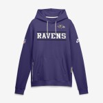 Nike Mikina Baltimore Ravens NFL Standard Issue Replay Officials Alternate Dri-FIT Hoodie Velikost: 4XL