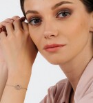 Elenys stříbrný náramek Třpytivá Elegance