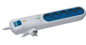 LF 2001A šedá, 5 m kabel / Přepěťová ochrana / 3 zásuvky (1966002143)