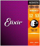 Elixir Acoustic Phosphor Bronze with NANOWEB .012 - .053