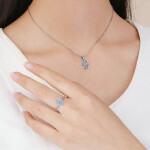 ELENYS Royal Fashion prsten Hamsa symbol ochrany Velikost: 7 (EU: 54-56)