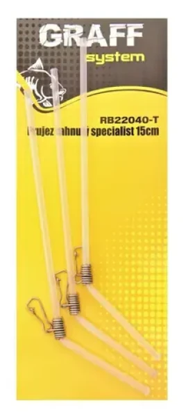 Graff Průjezd zahnutý Specialist 15cm 3ks Transparentní (RB22040-15-T)