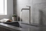 SAPHO - ICONIC stojánková umyvadlová baterie vysoká, gun metal AF006GM