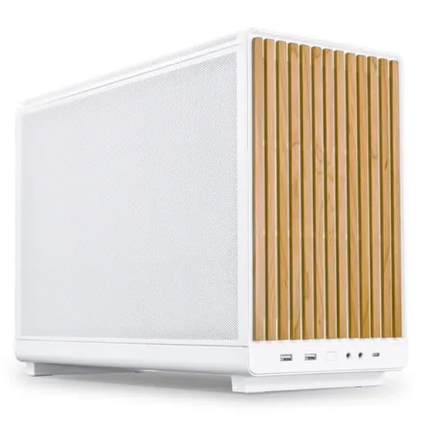 Lian Li DAN Cases A3-mATX Wood edition bílá / mATX / mini-ITX / 2x USB-A 3.0 + USB-C 3.1 / bez zdroje (A3- mATX-WD White)