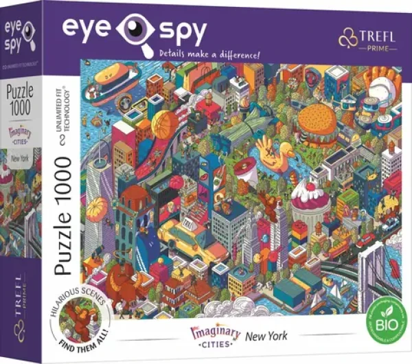 Trefl - Puzzle - UFT Eye-Spy Imaginary Cities: New York, USA