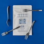 Nicolas Vahé Dezertní vidlička Antique Silver – set 4 ks, stříbrná barva, kov