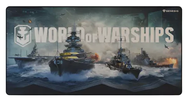 Genesis Carbon 500 Maxi World of Warships Armada / Herní podložka pod myš / 900 x 450 x 2,5 mm (NPG-1737)