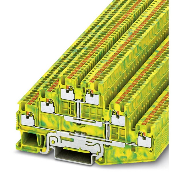 Phoenix Contact 3213739 trojitá svorka ochranného vodiče 3.5 mm rychlé připojení zelená, žlutá 50 ks