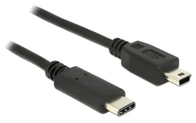 Delock USB C - Mini-B černá / Kabel / USB 2.0 / 1 m (83603)