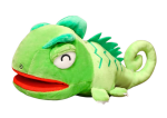 Mamido Plyšový maňásek chameleon 30 cm zelený