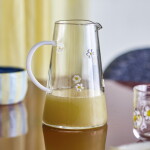 Bloomingville Džbán Buzz Clear Glass 800 ml, čirá barva, sklo