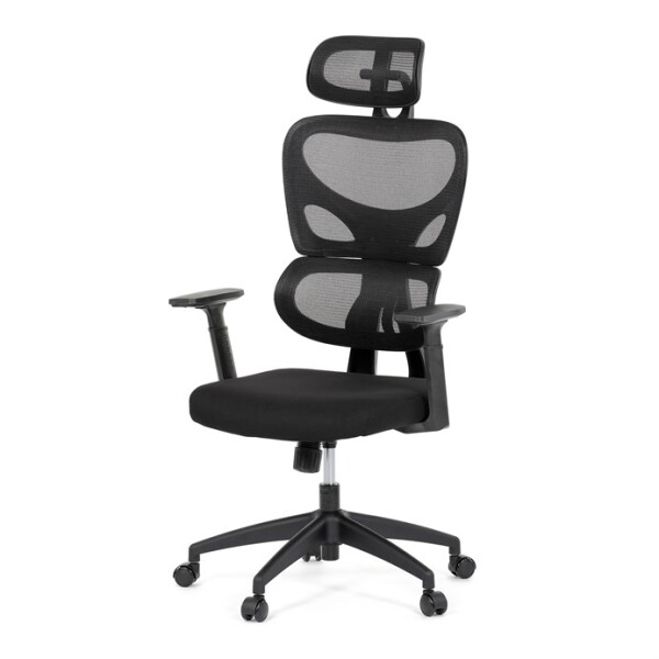 Kancelářská židle, houpací mechanismus, černá, KA-K2080 BK