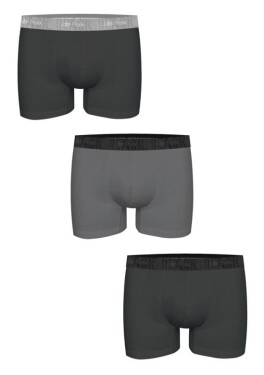 Pánské boxerky John Frank JF3BBLK03 3PACK