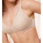 Dámská podprsenka Body Make-Up Illusion Lace WP - Triumph naze béžová (00NZ) 075F