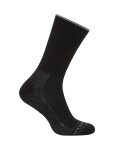 Dámské merino turistické ponožky ICEBREAKER Wmns Hike Medium Crew, Black/Alloy/Obsidian velikost: 41-43 (L)