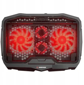 Rampage AD-RX34 černá / chladící podložka / pro notebooky 12.1-17" / 4 ventilátory / USB-A (AD-RX34)