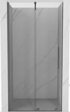 MEXEN/S - Velar posuvné sprchové dveře 90, transparent, grafit metal 871-090-000-01-95