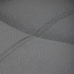 TV a relaxační křeslo, manuální polohování, potah šedá látka v dekoru kůže