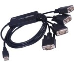 PremiumCord USB2.0 na 4 x RS232C (8592220011208)