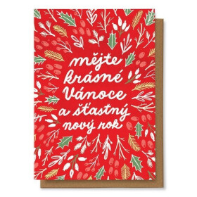 Přání Mějte krásné Vánoce a šťastný nový rok