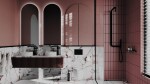 DEANTE - Silia nero WC kartáč, volně stojící ADI_N712