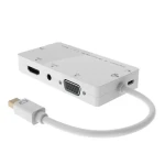 MicroConnect Adapter Mini DisplayPort 1.2 (M) - DVI-I/HDMI/VGA/Jack bílá (MDPDVIHDMIVGAAA)