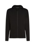Pánská merino mikina s kapucí ICEBREAKER Mens 360 Realfleece Elem LS Z Hood, Black velikost: L