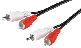 Goobay 50030 / Audio kabel / 2x RCA / stereo / propojovací / 5m (50030)