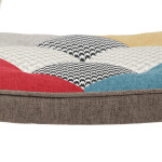 Křeslo ušák, vícebarevná, látka, AK-305B PW2