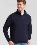Fruit of the Loom Classic Zip-Neck Sweat Mikina s 1/4 zipem 16.2114 deep navy XXL