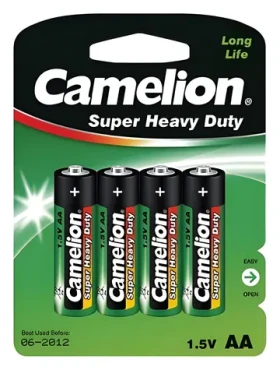 Camelion Super Heavy Duty AA (R06) zelená / Baterie / 4 ks (10000406)