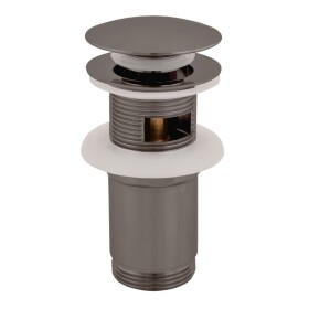 RAV Slezák - Výpusť umyvadlová CLICK-CLACK 5/4", Metal Grey MD0484MG MD0484MG