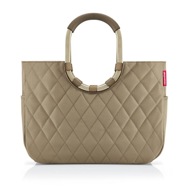 Nákupní taška Reisenthel Loopshopper L Frame Rhombus olive
