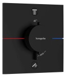 HANSGROHE - ShowerSelect Comfort E Termostatická baterie pod omítku, pro 2 spotřebiče, matná černá 15578670
