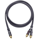 Oehlbach jack audio prodlužovací kabel [1x jack zástrčka 3,5 mm - 1x jack zásuvka 3,5 mm] 5.00 m černá pozlacené kontakty Oehlbac