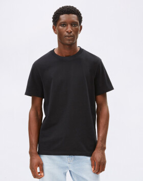 Tričko Armedangels Maarkos Mid Weight 105 black