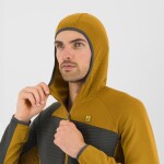 KARPOS Averau Full-Zip Hoodie Fleece, Woodl Gray/Bronze velikost: XL