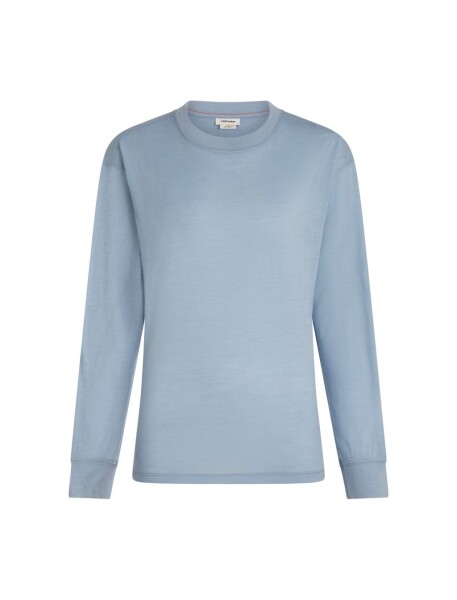 ICEBREAKER Wmns Merino 150 Tech Lite LS Relaxed Tee, Zinc Blue (vzorek) velikost: S
