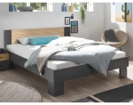 Postel Laurie 180x200 cm, grafit/dub