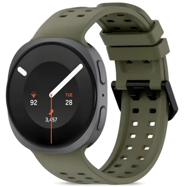 Tech-Protect Silicone Air olivová / Řemínek / pro Samsung Galaxy Watch 40/44/46 mm / Silikonový