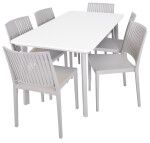TOOMAX ITALIA DINING plastový stůl - světle šedá