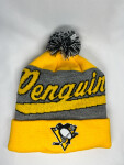 Outerstuff Dětská zimní čepice Pittsburgh Penguins NHL Heather Tailsweep